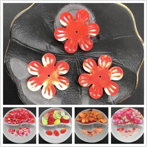 20g Melon Color Series Loose Sequin Paillette Crafts Sewing,Women/Kids DIY, Garment,Hats,Shoes Accessories Wholesale