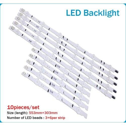 20pcs new D4GE-400DCB-R2 original 9LED strip Circuits D4GE-400DCA-R2 D4GE-400DCB-R1 D4GE-400DCA-R1 FOR UE40H5500AY
