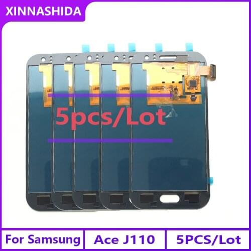 5 pcs For Samsung Galaxy J1 Ace J110 SM-J110F J110H J110FM LCD Display With Touch Screen Digitizer Assembly