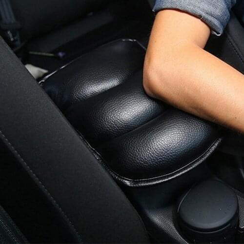 Car Soft Faux Leather Armrest Consoles Seat Covers Pad Vehicle Cushion Pillow Car supplies