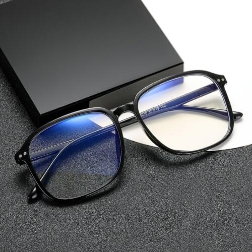 Myopia Glasses Large Frame Nearsighted Eyeglasses Anti Blue Light Eyrwear Diopter -1.0 1.5 2.0 2.5 3.0 3.5 4.0 4.5 5.0 5.5 6.0