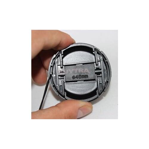 Cheap Hot Selling 46mm Universal Digital SLR Camera Lens Cap Cover Keeper with Anti-losing Rope Cord Buckle Holder