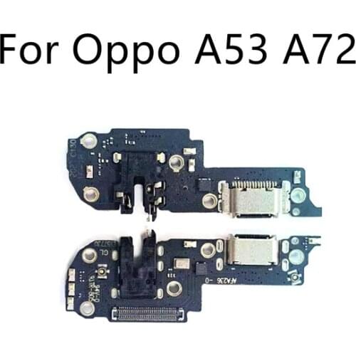 For Oppo A53 USB Charger Dock Connect Connecting Charging Flex Cable for oppo a72 USB Repair Spare Parts