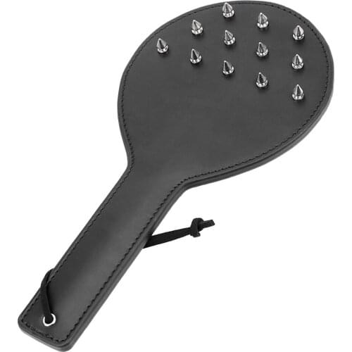 Flirting Sex Toys for Couples Erotic Adult Games PU Leather Sex Rivet Whip Slave Paddle