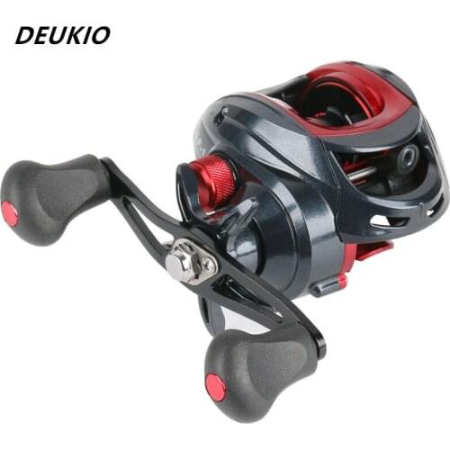 Deukio Baitcasting Reel Max Drag 7.2:1 High Speed Fishing Reel 4+1BB CNC Metal Ultra Light Spinning Carrete De Pesca Bait Reel