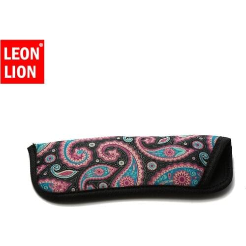 LEONLION Retro Printed Sunglasses Bag Eyeglasses Case High Quality Luxury Fabric Spectacle Case Accessories Spectacle Case