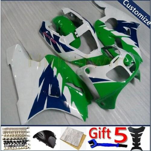Motorcycle fairing For ZXR400 1991 1992 1993 1994 1995 1996 ZXR 400 ABS plastic motor panels kit green blue