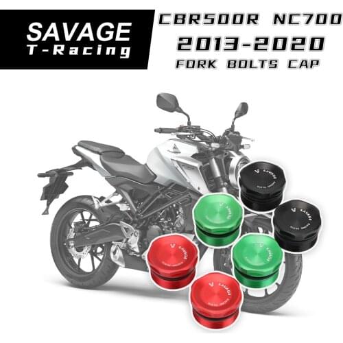 Front Fork Bolts Cap For HONDA CB 500X/F CBR 500 R 650F CMX NC 700 750 S/X/D VTX1 300 S/C/R/T Motorcycle Accessories Cover