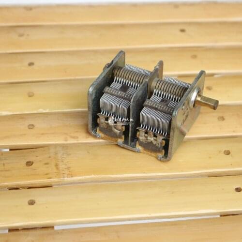 Second Hand Disassemble the Red Light 711 Radio CBL- 2*365PF Double Variable Capacitor Adjustable Mineral Radio