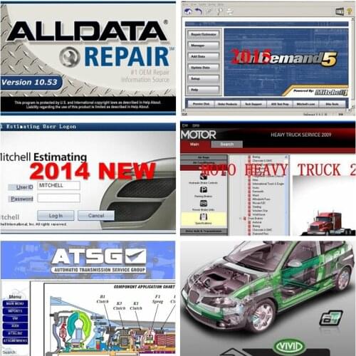 Auto Repair software Alldata V10.53 all data+OD5 mi..ll on-de...d 2015 atsg+elsawin autodata in 1tb hdd usb3.0 diagnostic tool