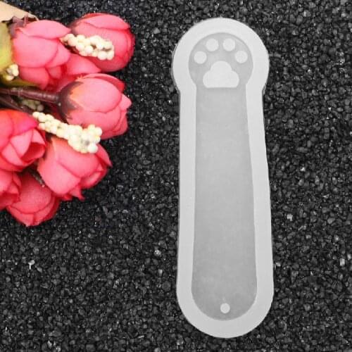 Cat Claw Silicone Mold Mould Epoxy Resin Jewelry Bookmark DIY Craft with Hole