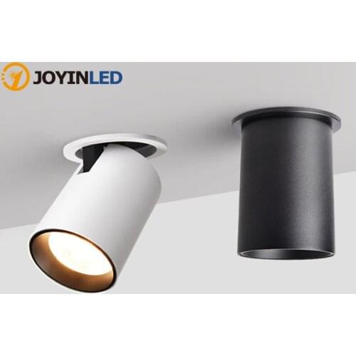 2020 NEW Design LED Spotlights Embedded Ceiling Light Living Room Nordic Adjust Up Down Left Right 7W 12W CREE Led COB Downlight