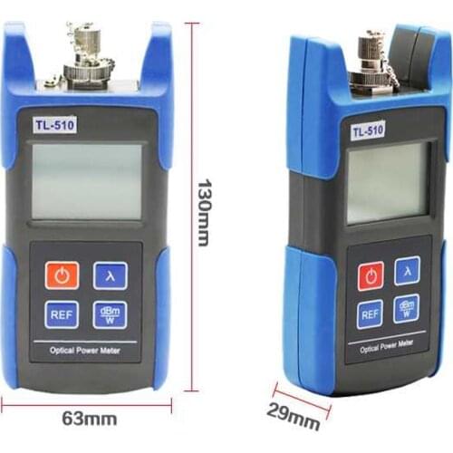 TPLK Handheld TL-510 with FC SC ST LC connector laser power meter Fiber optic tester