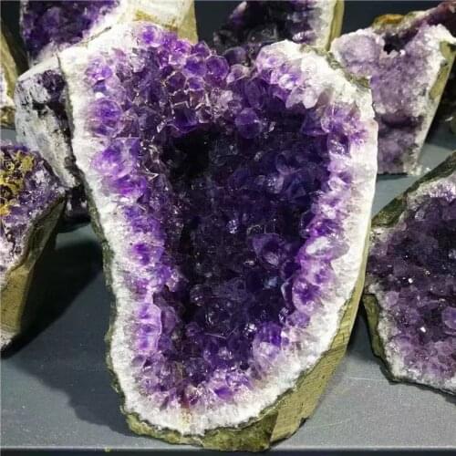 1pc Natural Purple Crystal Amethyst Clusters Geode 2000g-6900g for Home Decoration