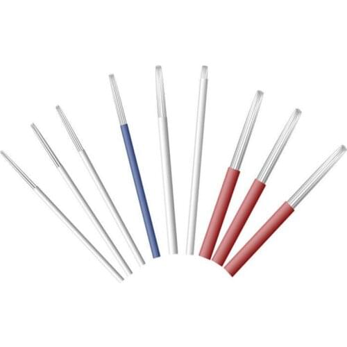 100 Pcs hot sale 3R 4R 5R 9R 11R R17 R19 R21 fog needles for permanent makeup manual fog eyebrow pen by free shipping