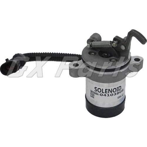 12V 0410-3808 Fuel Shutoff Solenoid 04103812 For Deutz F4L F4M 1011 F3L F3M Engine