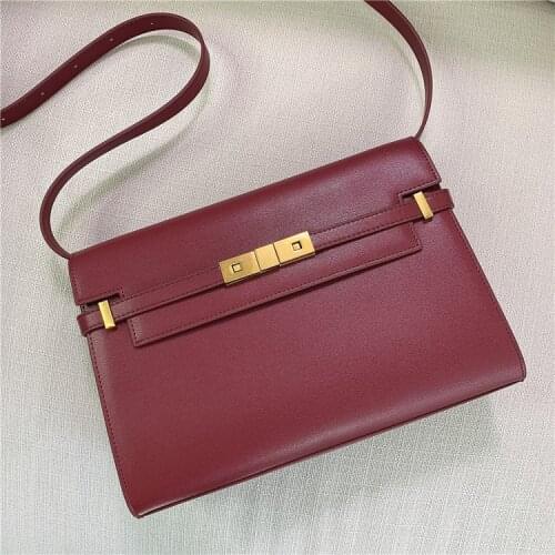 2020 New Retro Leather Small Square Bag Fashion Messenger Bag Shoulder Messenger Female Bag