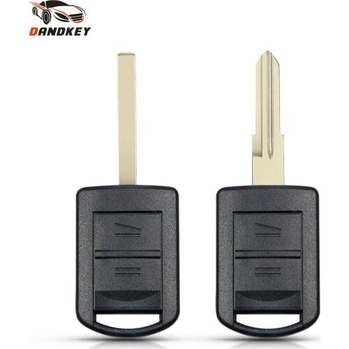 Dandkey 2 Buttons Uncut Blank HU100/Left Blade Battery Holder Remote Key Shell For Vauxhall Opel Corsa Agila Meriva Combo