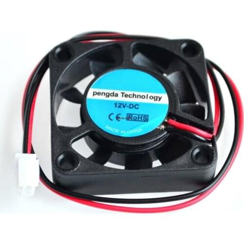 DC 12V 2Pin Mini Cooling Fan 40MM 40x40x10mm Small Exhaust Fan for 3D Printer