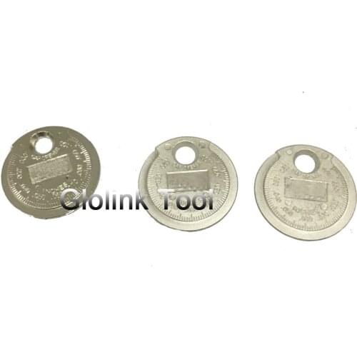 New 1pc Spark Plug Gap Measurement Coin Type Spark Plug Gauge 0.6-2.4MM Measurement Tool