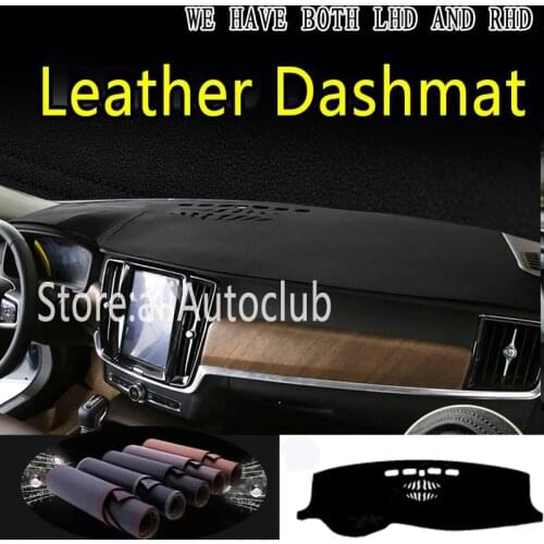 For Volvo S60 G3 2020 2021 Leather Dashmat Dashboard Cover Dash Mat Sunshade Carpet Custom Car Styling Auto Accessories