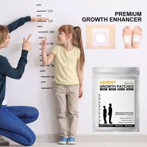 8Pcs Height Increase Foot Patch Conditioning Body Grow Taller Plaster Promote Bone Growth Foot Patch For Adults And Juvenile