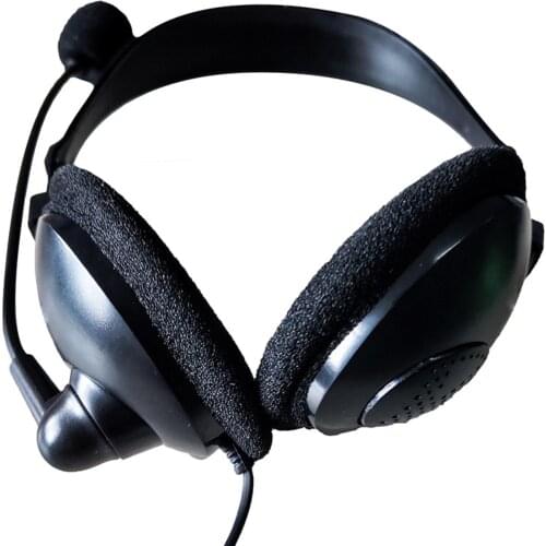 1.8m Wired Laptop Computer Headset 3.5mm Wired Single Dual Plug Gaming Music Earphone Headphone with Microphone Gamer