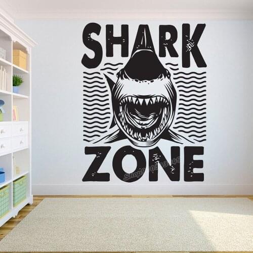 Surfing Palm Shark Surf wall decals Surfer Boy Surfing Sports Decals Surfboard Wall Stickers waves Vinyl Boys Room Decor C494