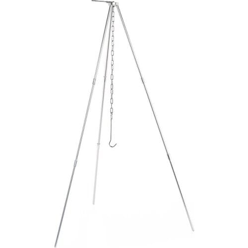 Camping Tripod for Fire Hanging Pot Outdoor Campfire Cookware Picnic Cooking