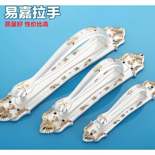 High Quality Big Door Handle,Classical Bright Outfit Knobs, Cabinet Door Furniture Pull Surface Mounted