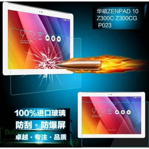 For Asus ZenPad 10 Z300 Z300C Z300CL Z300CG 10 z 300c Tablet Real Tempered Glass Screen Protector 9H thin Protective Glass Film