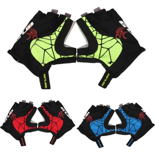1Pair Half Finger Cycling Gloves Anti-Slip Anti-sweat Bicycle Left-Right Hand Gloves Anti Shock MTB Road Bike Sports Gloves