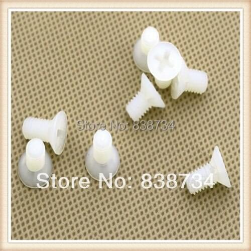 100pcs China factory phillips countersunk plastic m3*6 nylon flat screw