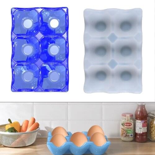 13MC Epoxy Resin Egg Tray Resin Casting Molds for DIY Crafts Home Decorations
