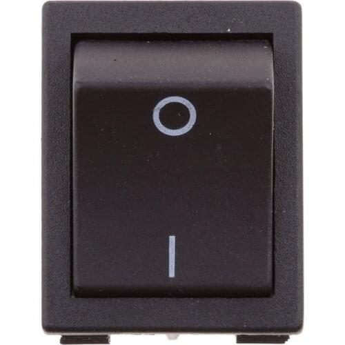 AC 20A/250V Black Car Boat Rocker Switches DPST 4 Pins 2 Positions On/Off Replacement Switch for Car Auto Boat and Motorcycle