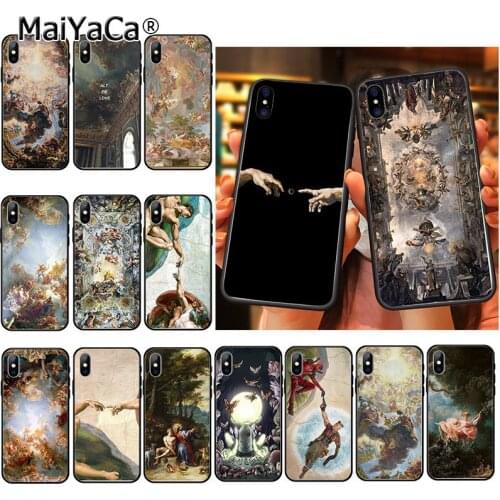 MaiYaCa palace of versailles The Creation of Adam Art Phone Accessories Case for iPhone 11 Pro XS MAX XS XR 8 7 6 Plus 5 5S SE