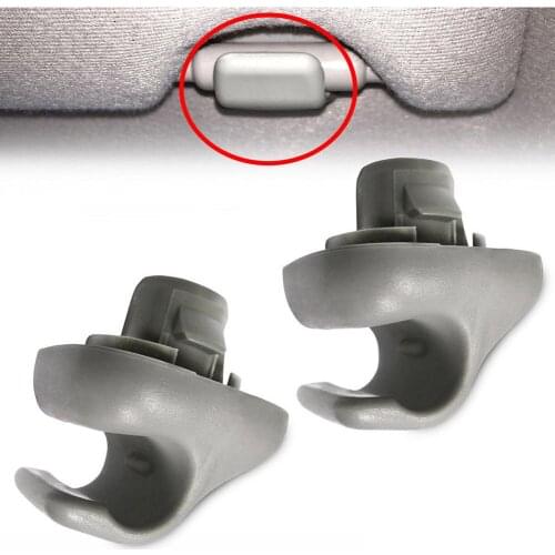 Auto Universal 2Pcs Sun Visor Clip 88217S01A01ZA for Honda 98-07 Accord 96-04 Civic 07-11 CR-V 03-05 Element Car Styling