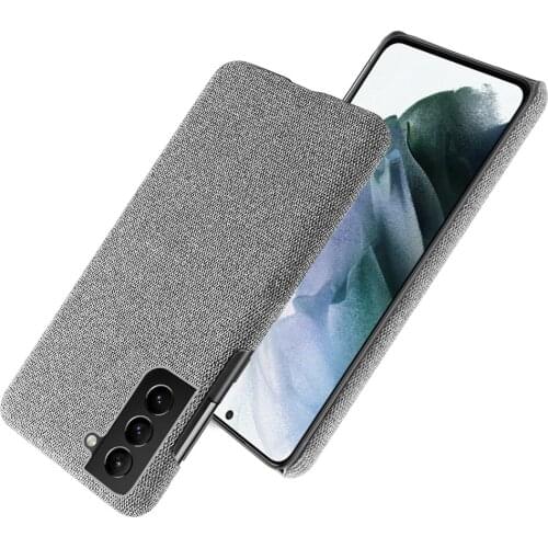 Cloth Texture Fit Cases For Samsung S21 FE 5G S21 Plus Capa Luxury Febric Antiskid Cover For Galaxy S21 Ultra S21 S21fe 5G Funda