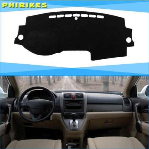 For Honda CRV 2007 2008 2009 2010 2011 Dashboard Cover Sun Shade Non-slip Dash Mat Pad Carpet Car Stickers Interior Accessories