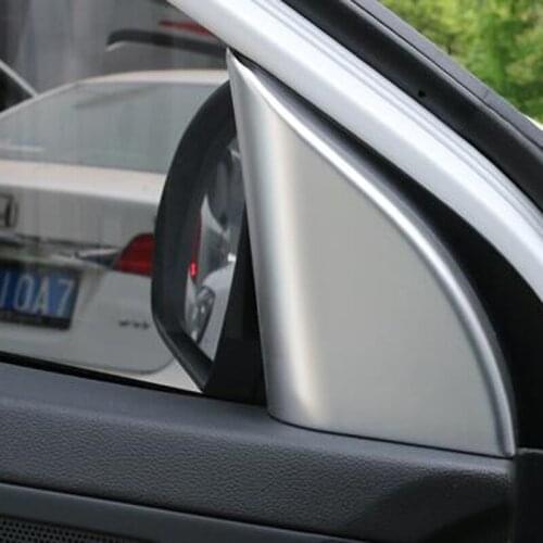 For Hyundai Elantra Avante 2016 2017 ABS Matte Front Inner Window Windshield Triangle Cover Trim Sticker Car Accessories