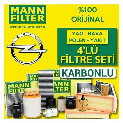 For Opel Astra K 1.6 CDTi Mann-Filter Filter Care Set 2015-2018