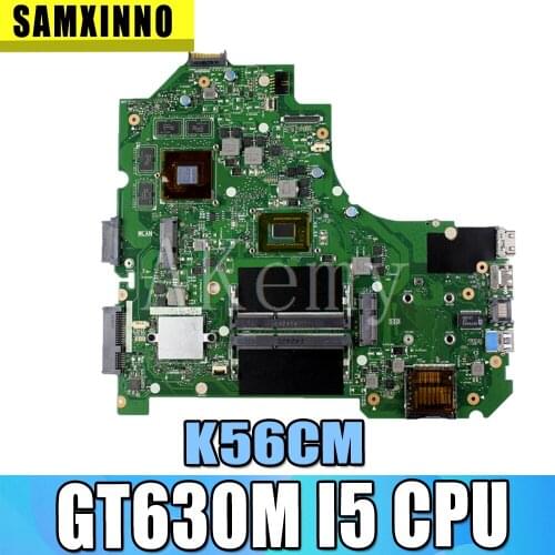 K56CM Motherboard GT630M 2GB I5 cpu For Asus K56C A56C S56C S550C Laptop motherboard K56CM Mainboard K56CM Motherboard test OK