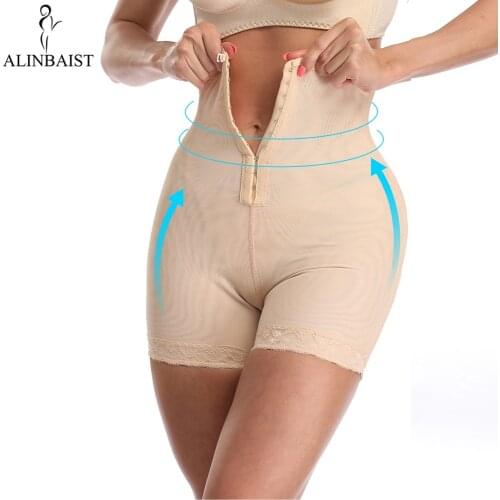 High Waist Body Shaper Butt Lifter with Tummy Control Shapewear Boyshorts Sexy Lingerie Seamless Thigh Slimmer Women Plus Size
