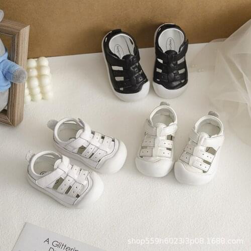 Summer Genuine Leather Baby Sandals For Girls Boys Children Shoes Soft Bottom Little Kids Sandals Toddler Shoes SSP002