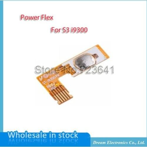 MXHOBIC 10pcs/lot Replacement For Samsung Galaxy S3 i9300 Power On Off Button Switch flex cable ribbon free shiping