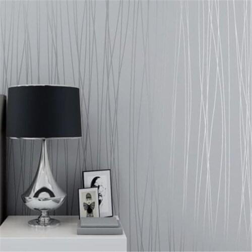 Beibehang Plain non - woven works wallpaper moonlight forest stripes clothing store hotel installed office repair wallpaper