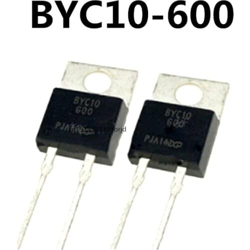 Original New 5PCS / BYC10-600 BYC10 10A 600V TO-220AC TO220
