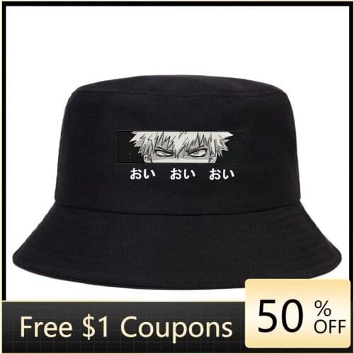 Unisex My Hero Academia Bakugou Anime bucket hat Fisherman Hat