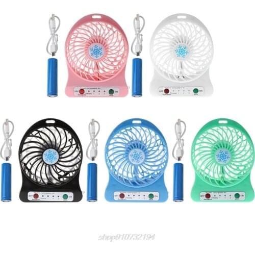 Portable Outdoor LED Light Fan Air Cooler Mini Desk USB Fan With 18650 Battery N06 20 Dropshipping