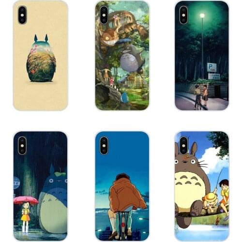 Anime Totoro and friends For Xiaomi Mi4 Mi5 Mi5S Mi6 Mi A1 A2 5X 6X 8 9 Lite SE Pro Mi Max Mix 2 3 2S Transparent Soft Skin Case